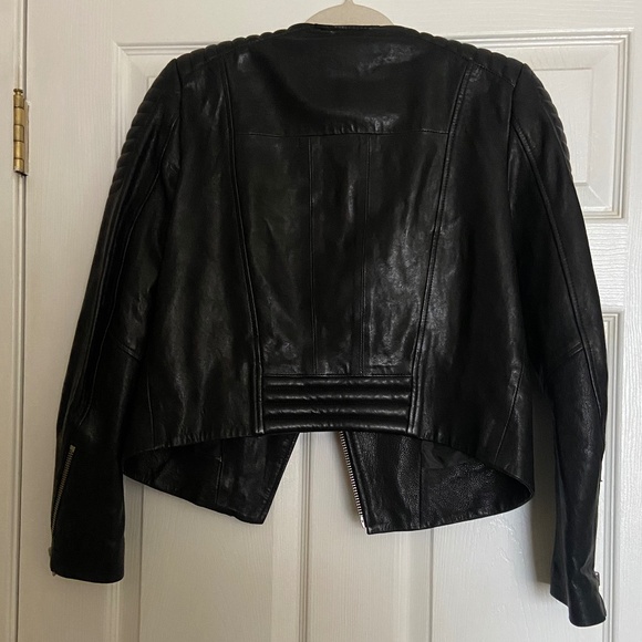 H&M Limited Edition Black Leather- Size 8 - Picture 3 of 5